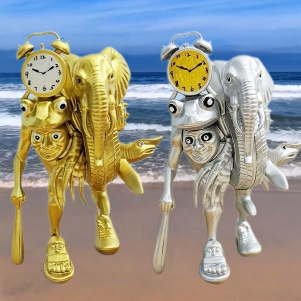 AIyama 海 合手办用 后玩意居服 可儿童玩具摆件AI Shanhaijing ฟิวชั่นแฮนด์เมดมอนสเตอร์เย็บตุ๊กตาขาย