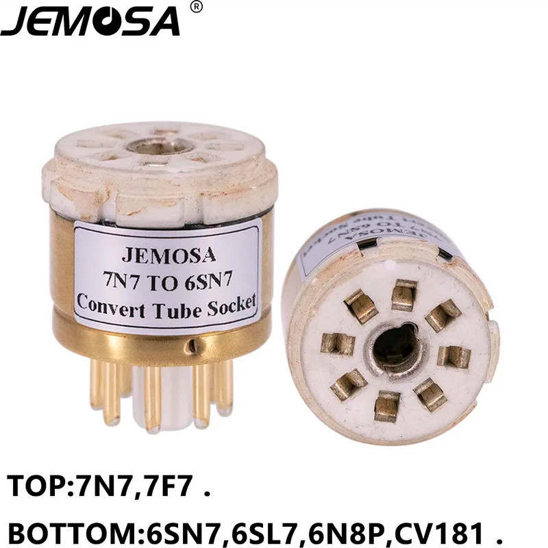 1PC 7F7 7N7 ถึง 6SN7 6SL7 6N8P 6N9P 5692 CV181 หลอด DIY เครื่องขยายเสียงหลอดสูญญากาศแปลงซ็อกเก็ตอะแด