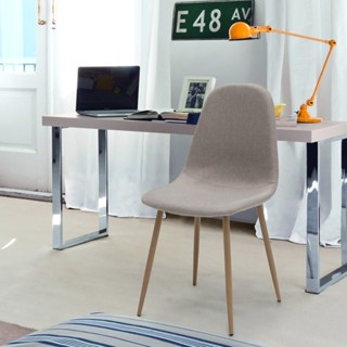 SB Design Square เก้าอี้เหล็กเบาะผ้า รุ่น Lasta สีครีม (44X5…