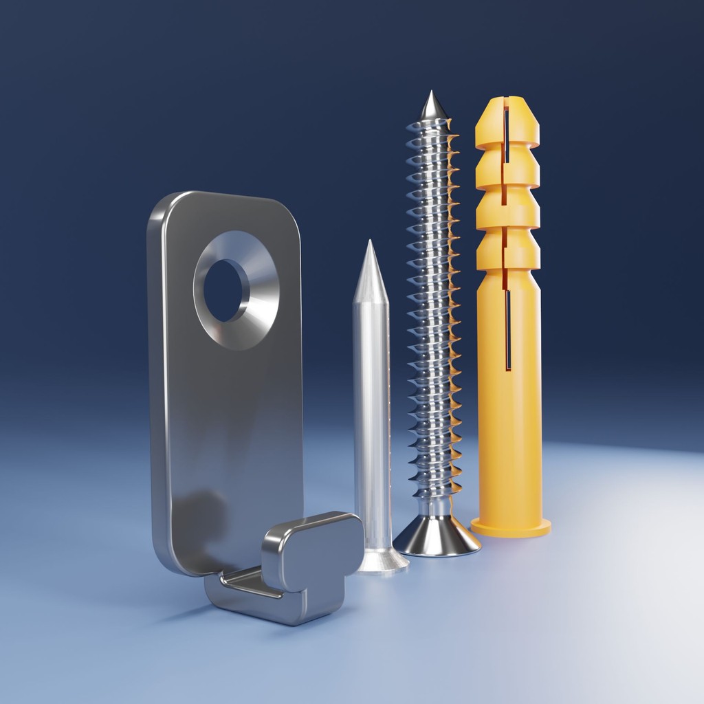 Y05 ผนังซีเมนต์ภาพงานแต่งงานตะขอโลหะโหลด-Bearing Wall กรอบรูปแขวน Wall Plaque เล็บไม่มีรอยต่อเจาะฟรี