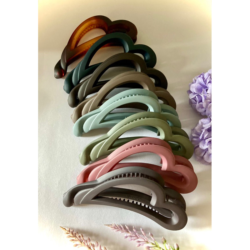 MADE IN KOREA 10 CM กิ๊บหัวใจ นำเข้าจากเกาหลี 🇰🇷ของแท้  คุณภาพดี สำหรับหนีบผมทรงหางม้า  ทนทาน