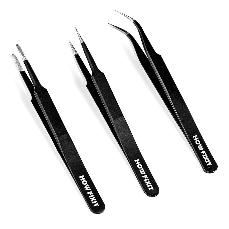 Tweezer Anti Static Non-Magnetic, High Precision Stainless Steel Tweezer Tools
