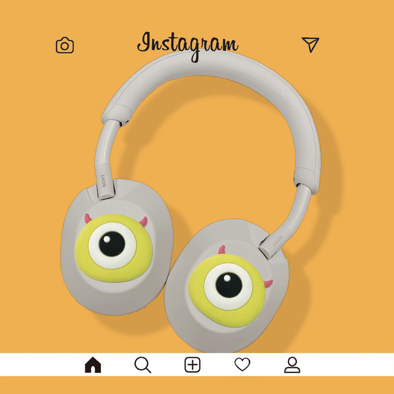 เหมาะสําหรับ Sony/Sony WH-1000XM5/6 ไร้สายบลูทูธเสียงรบกวน Cancelling ชุดหูฟังซิลิโคนป้องกันกรณีการ์