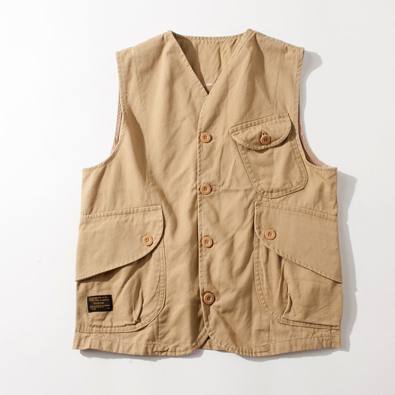 ญี่ปุ่น Multi-Pocket Tooling Vest สไตล์ Unisex รูปที่ 5