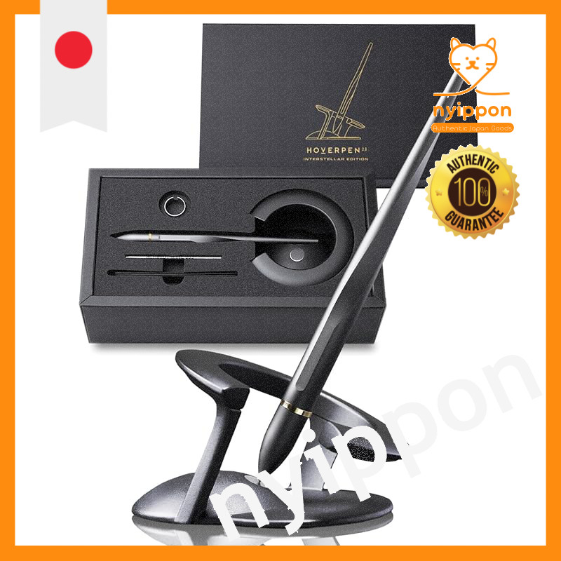 novium Hoverpen Interstellar 18K Gold Edition Space Black Hoverpen Ballpoint Pen Oil-based Gift Box 
