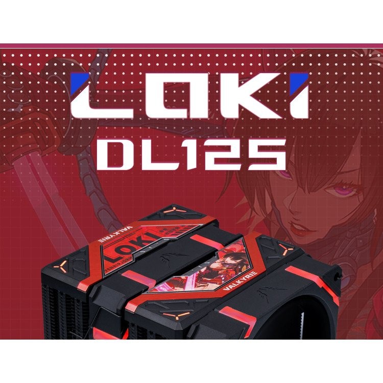 Valkili Air Cooling dl125sl125r125al125CPU หม้อน้ําพัดลมแชสซีเงียบ VALKYRIE