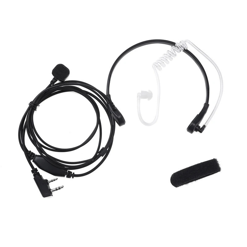คอไมโครโฟน Covert Acoustic Tube Earpiece ชุดหูฟังสําหรับ Baofeng BF-888S UV-82 Retevis H-777 RT22 RT