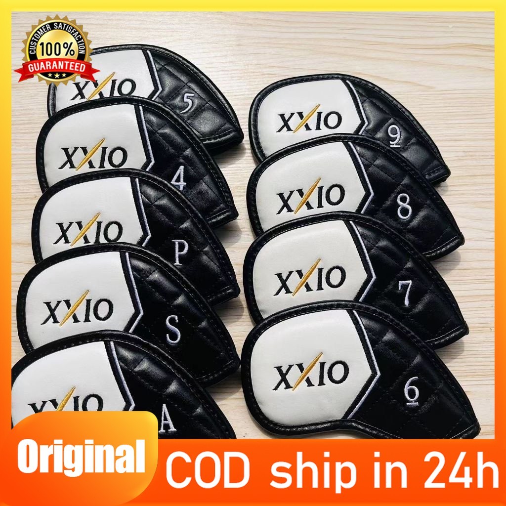 xx10 Branded Golf Club Headcoverเหล็ก (4,5,6,7,8,9,P,A,S) Design Golf Club Head Protection Cover