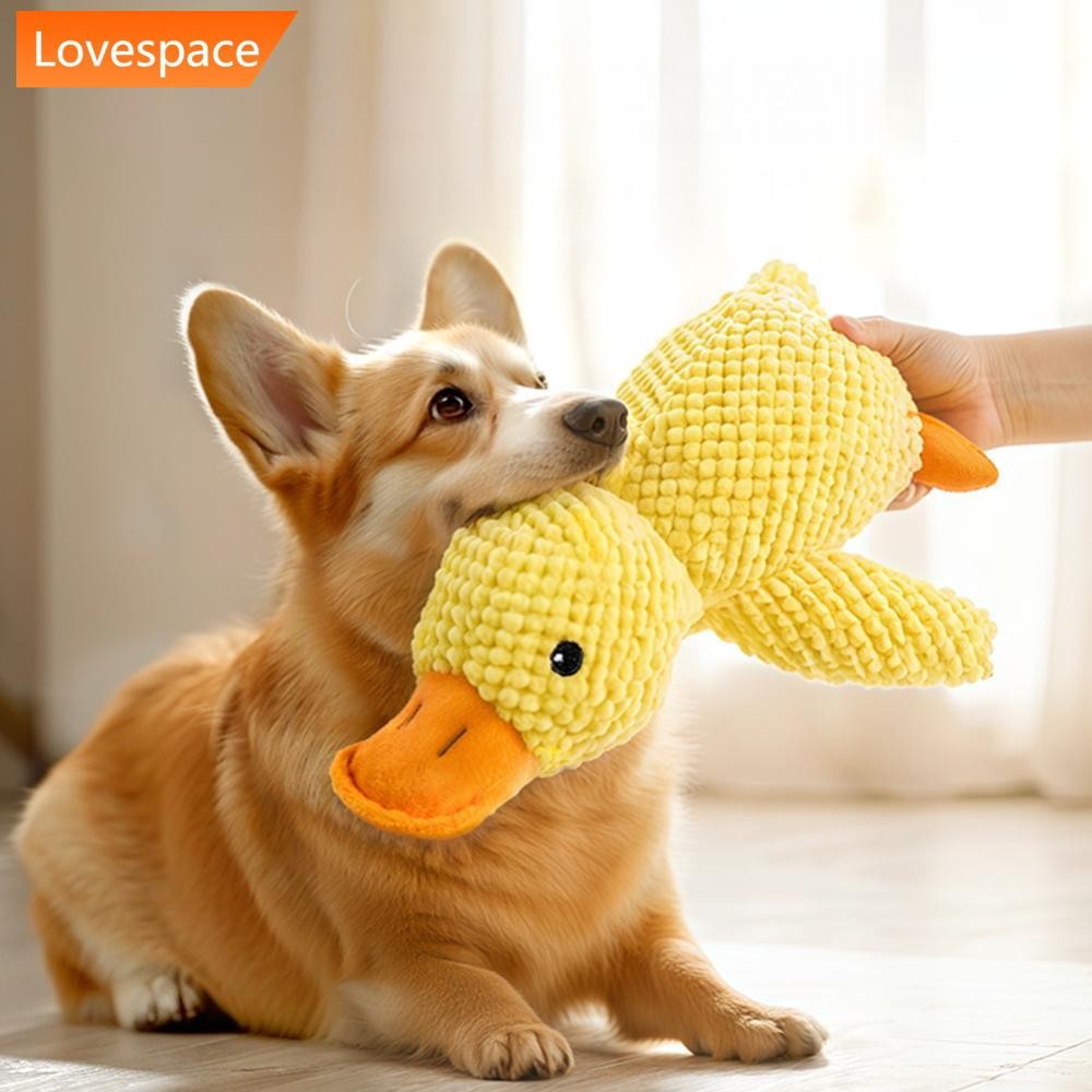 LS-STORE สัตว์เลี้ยงน่ารักของเล่นสัตว์เลี้ยงทนทาน Squeak Interactive ของเล่น Companion กัดในร่มสุนัข