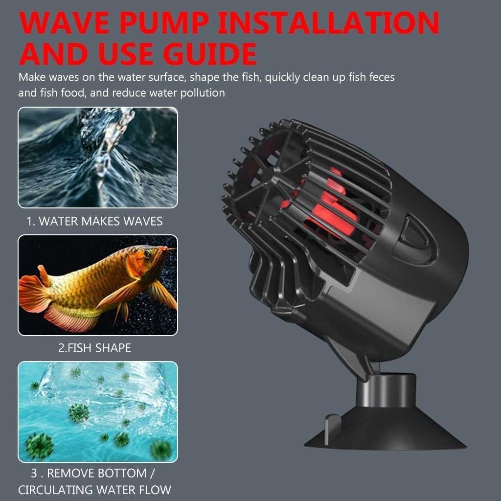 1CLICK2BUY Nimarioo Wave Maker Aquarium Aquarium Aquarium Wave Maker 3W 220V - ZY-100M