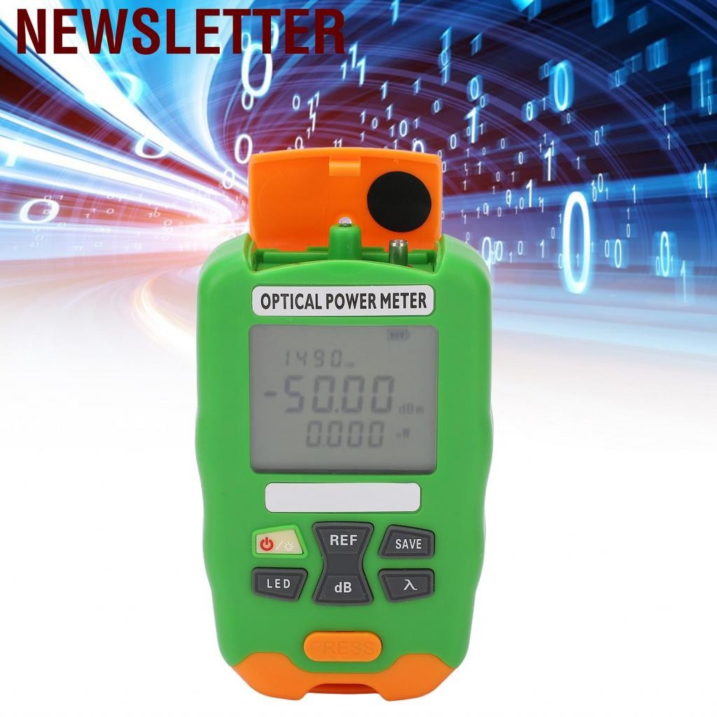 Newsletter เครื่องทดสอบพลังงานไฟเบอร์ออปติกชาร์จไฟได้น้อยกว่า 50? 26DBM 3.7V 650mAh ฟังก์ชั่นการสอบเ