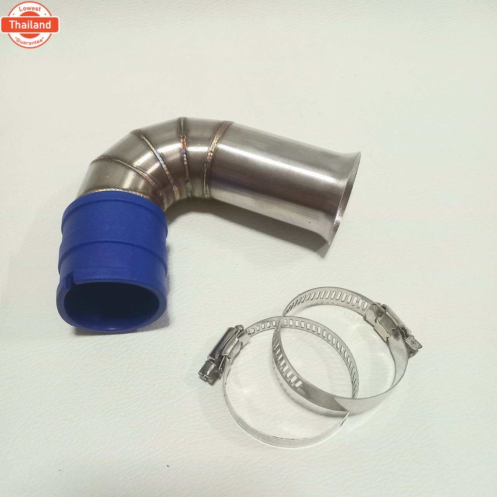 ท่อกรอง ท่อกรองเลสWAVE125i ใหม่ LED 2023-2024 คอกรองสแตนเลสเวฟ W125i ใหม่ LED เวฟ2023 ท่อกรองอากาศเล