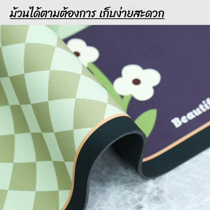 แผ่นซับน้ำ รองจาน 40*60cm กันลื่น+ทนความร้อน ດูดซับน้ำได้ดี ใช้ได้หลายโอกาส - รูปที่ 2