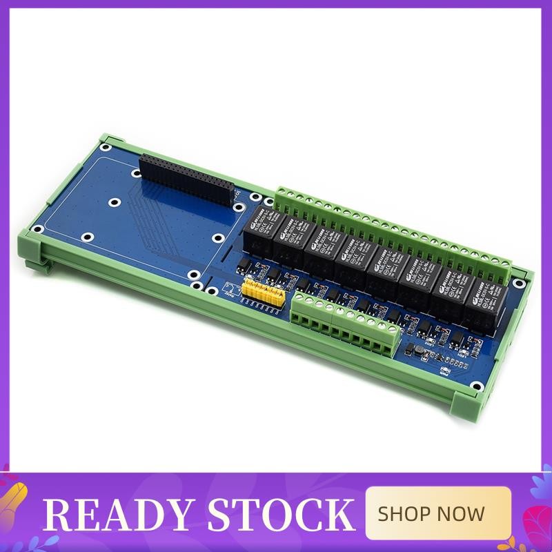 In Stock รีเลย์ขยายโมดูลแปดทางรีเลย์ 5V 8-Channel HAT Shield Kit สําหรับ RasPi RPI RPI4 RPI3B Zero 2