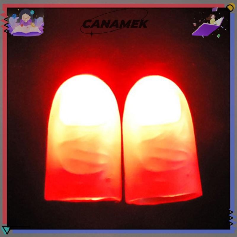 ❤❤ Fad fire-new 2 ชิ้น ปาร์ตี้ เวทมนตร์ สว่างขึ้น เรืองแสง นิ้วโป้ง เทคนิค ปรากฏขึ้น ปิดไฟ