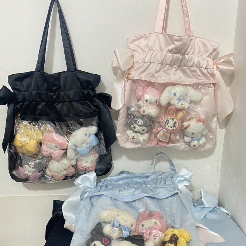 Maison De FLEURa Japanese Bow Shoulder Bag A4 book สามารถ Fit In ราคา ถูกที่สุด ดีลบีเคเค แกลเลอรีภาพที่ 3