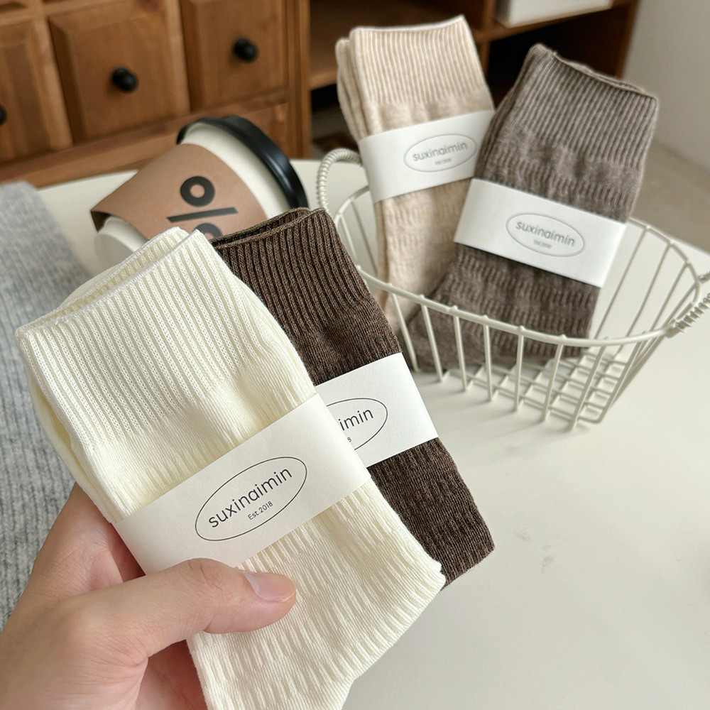 เสื้อนักเรียนผ้าฝ้าย 8 สีสำหรับฤดูใบไม้ร่วงและหนาว สไตล์โมเดิร์นคลาสสิก ลายเส้นคลาสสิกสีเข้ม ทรงกลาง - รูปที่ 2