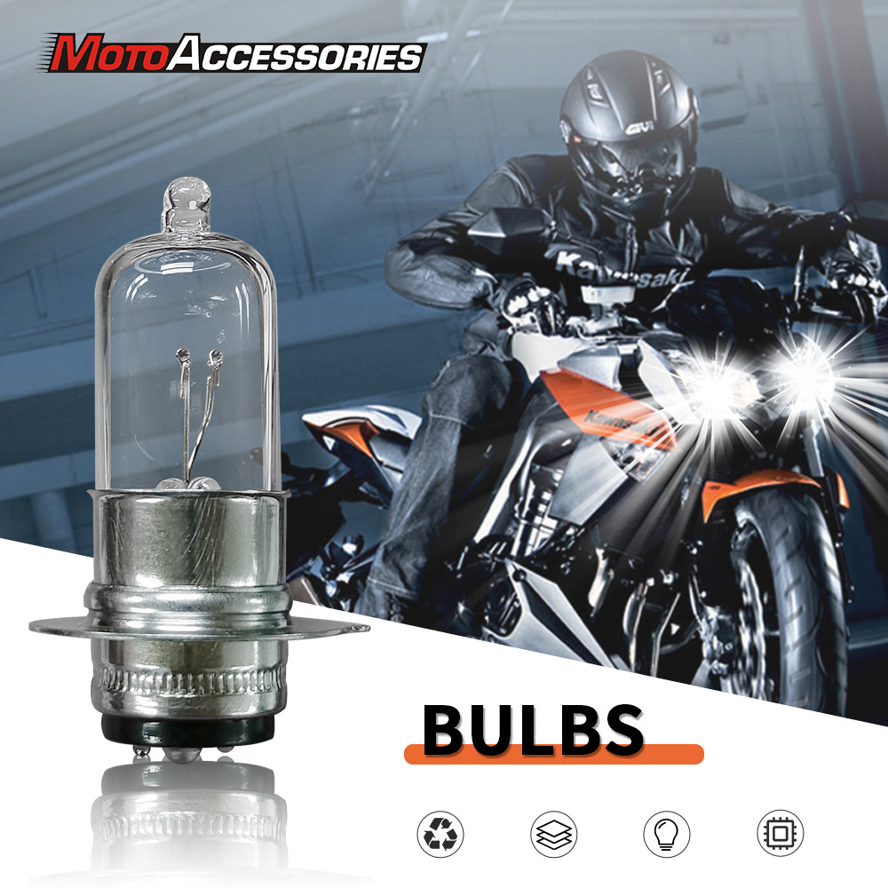 H6M P15D-25-1 Halogen Bulb Headlight 12V 30/30W H/L For Motorcycle Scooter ATV Kart 50cc 70cc 100cc 