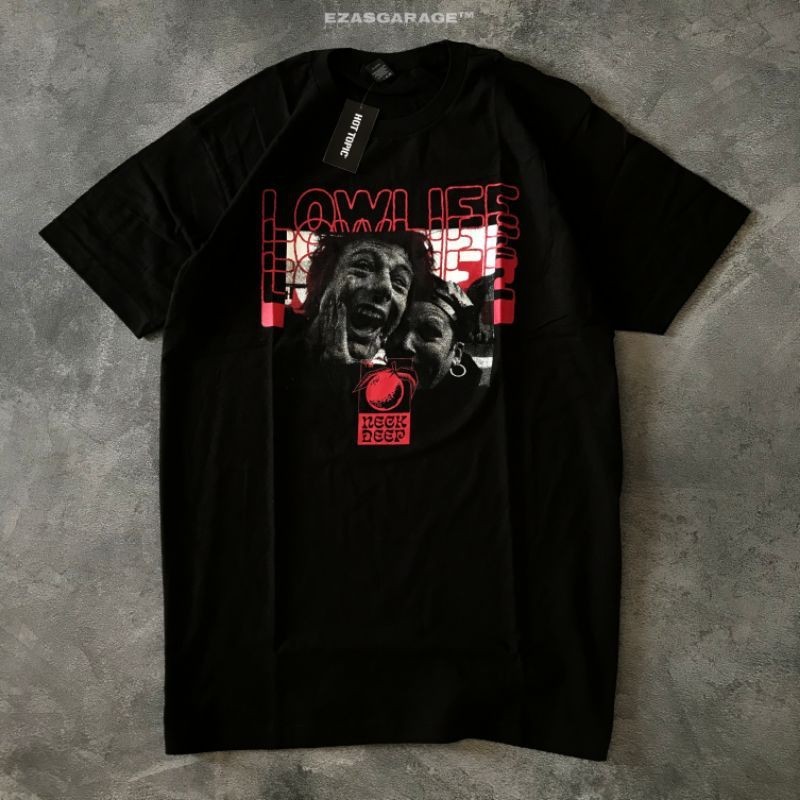เสื้อยืดคอลึก - Lowlife Cotton Combed 24s