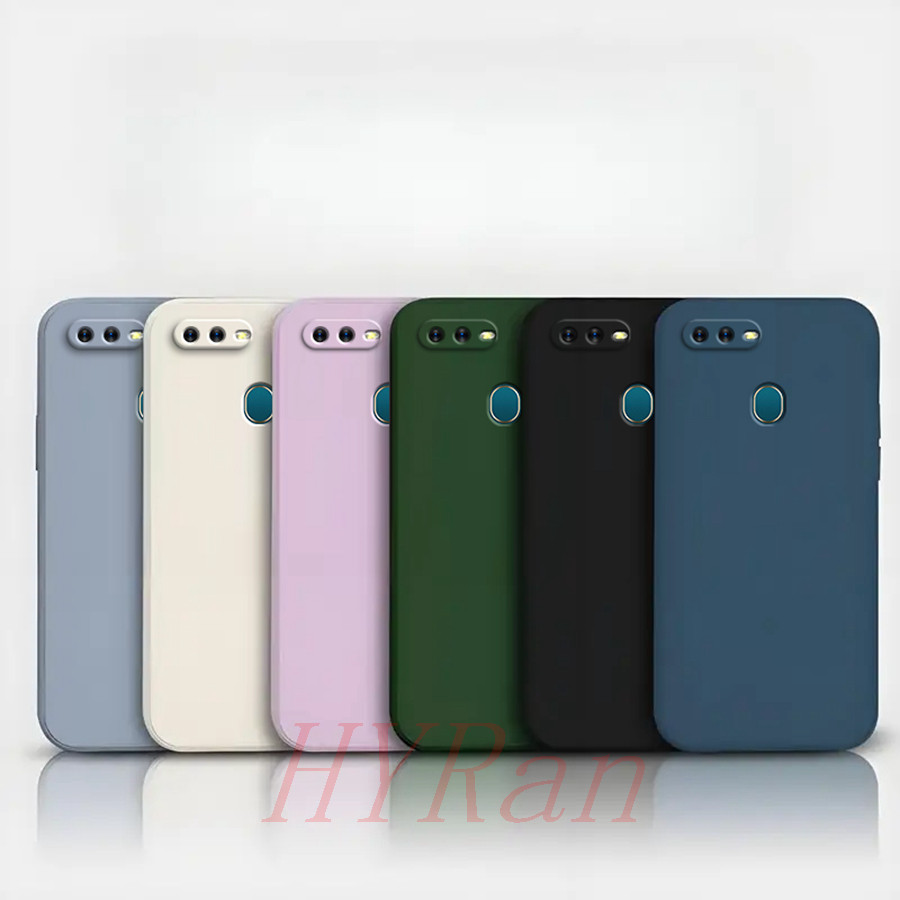 OPPO A5S A7 A12 เคสโทรศัพท์ซิลิโคนสีทึบ YT