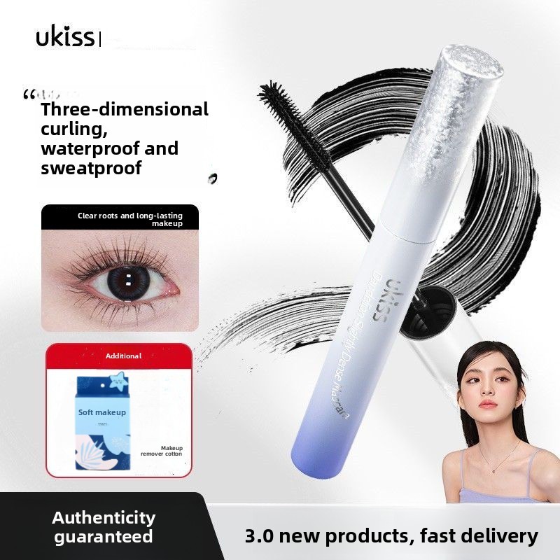 [ผลิตภัณฑ์ใหม่ 3.0] ukiss Eyelash Primer Mascara 2-in-1 Dandelion Waterproof Longening Curling Style