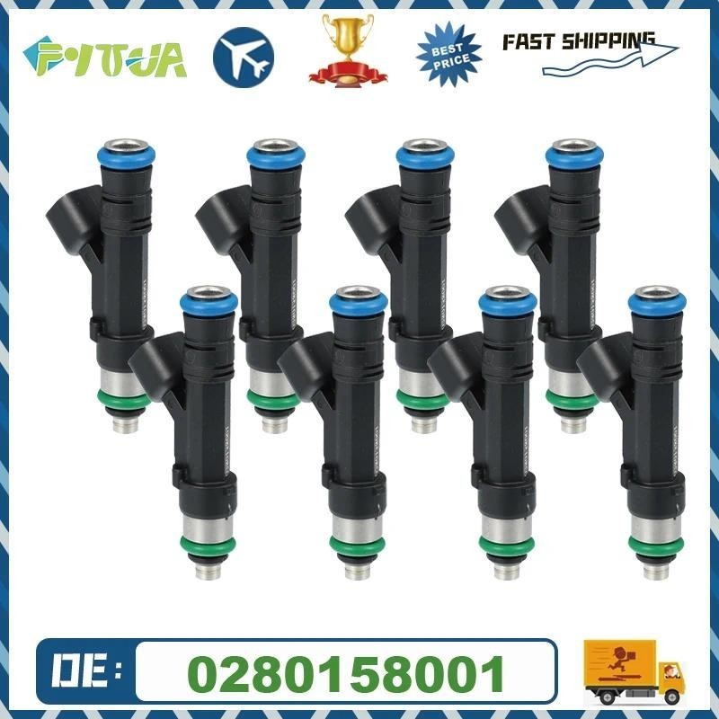 หัวฉีดน้ํามันเชื้อเพลิง 8 ชิ้น 0280158001 สําหรับ FORD E-150 E-250 E-350 E-450 5.4L EXPEDITION 5.4L 