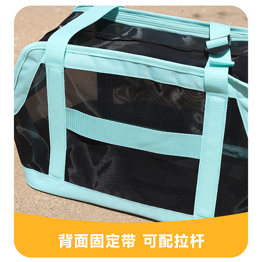 กระเป๋าแมว Outing แบบพกพาระบายอากาศ Breathable Scratch-Resistant Bite-Resistant ปรับกระเป๋าสะพายแบบพกพาสุนัข T - รูปที่ 5