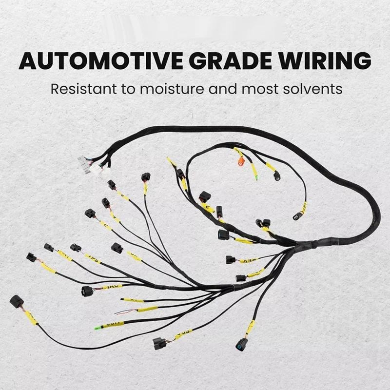 ใหม่-K20 K24 K-Series Tucked Engine Harness สําหรับ Honda Acura K-Swap Integra CRX EK EG Civic EP3 0