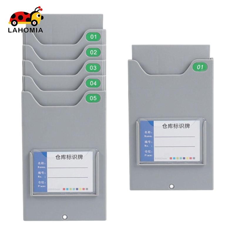 [ลาโฮเมีย] ที่ใส่บัตรเวลาแบบติดผนังพร้อมสกรูสําหรับการควบคุมพนักงานในปัจจัย