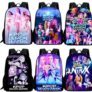 KPop Demon Hunters Series พิมพ์สีเต็มซิปเรียบง่ายสบายๆกระเป๋…