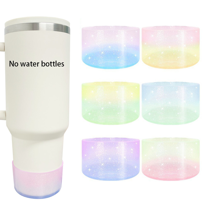 ขวดน้ําซิลิโคน Boot Gradient สี Tumbler Boot ขวดน้ํา Protector ฝาครอบ Tumbler ซิลิโคน Boot