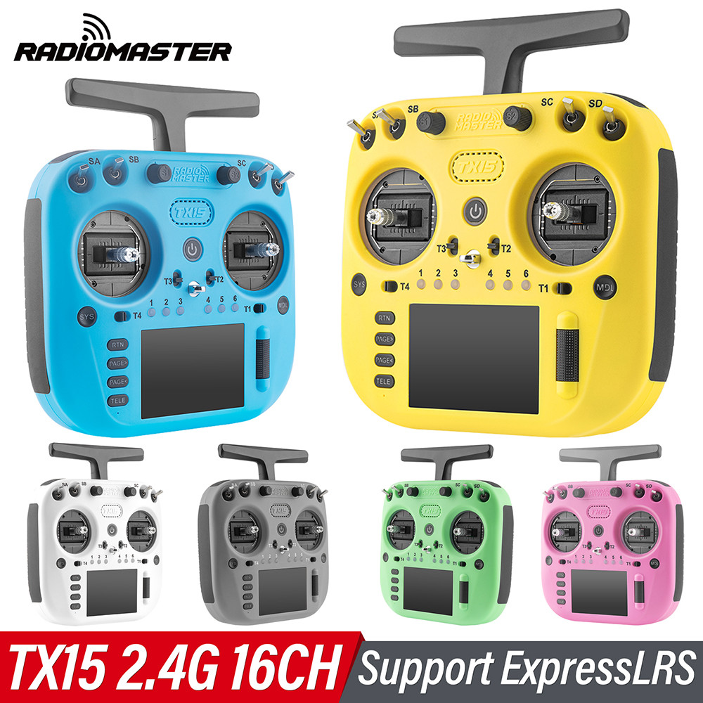 RadioMaster TX15 ตัวควบคุมวิทยุ 16CH ELRS V5.0 Hall 480320 ความละเอียดรองรับ ExpressLRS