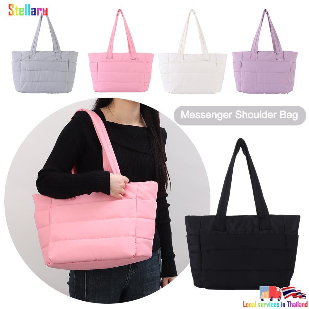 STELLARU Tote Bag กระเป๋าถือผู้หญิง หลายช่องเก็บของ อเนกประสงค์สำหรับการเดินทางและการทำงาน