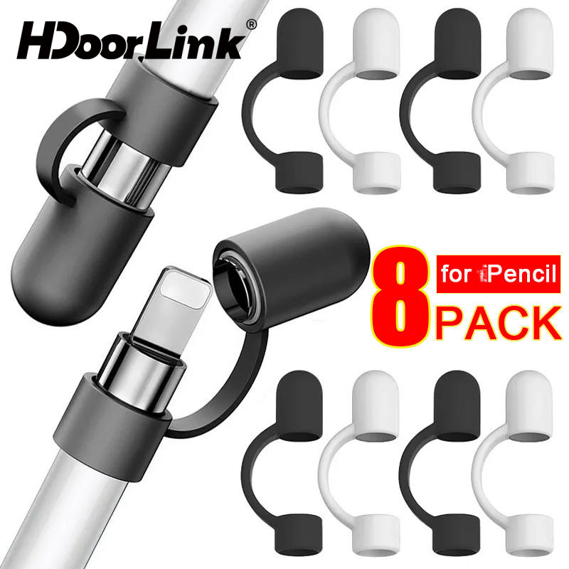 HdoorLink ซิลิโคนเปลี่ยนหมวกสําหรับ IOS ดินสอ Anti-Lost Stylus ปากกาผู้ถือ Tether ฝาครอบป้องกันสําหรับ i-Pencil 1st แท็บเล็ตปากกาแขน