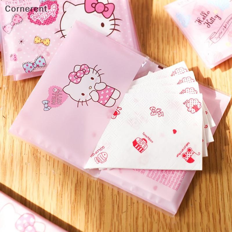 Null 2023 HelloKitty กระดาษทิชชู Kawaii Sanrio การ์ตูนพิมพ์ผ้าขนหนูกระดาษแบบพกพากระเป๋าสตางค์น่ารักสาวผ้าเช็ดหน้ากระดาษผ้าเช็ดปาก null