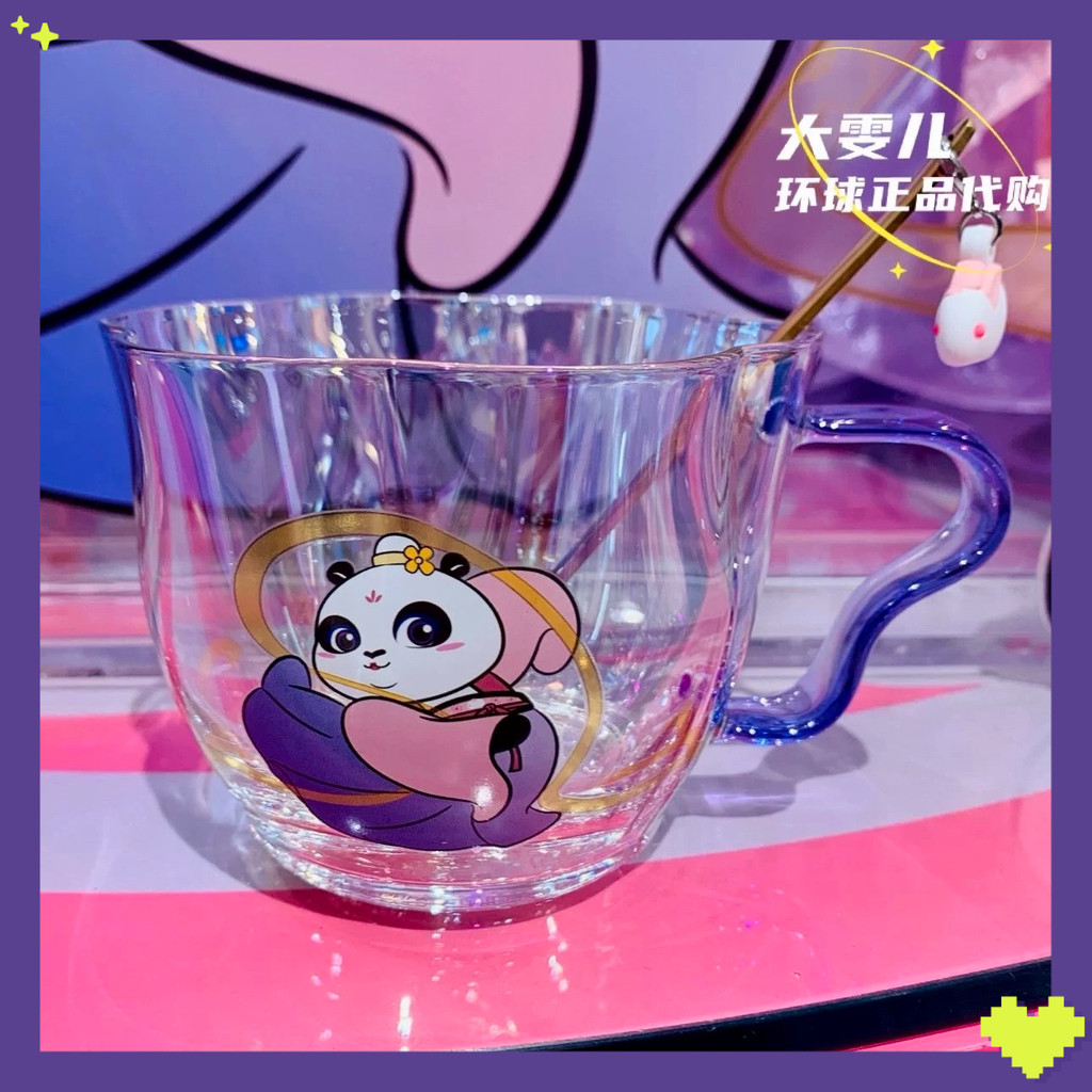 Universal Studios ของแท้ Kung Fu Panda Meimei Gaishi Heroine แก้วแก้วน้ําถ้วยที่ระลึก