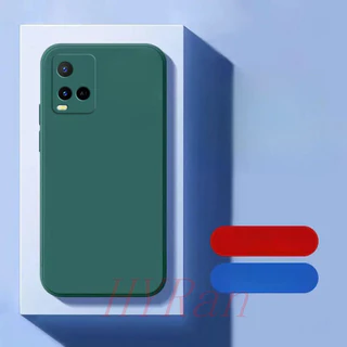 Vivo Y21 Y21S Y21T เคสโทรศัพท์ซิลิโคนสีทึบ YT