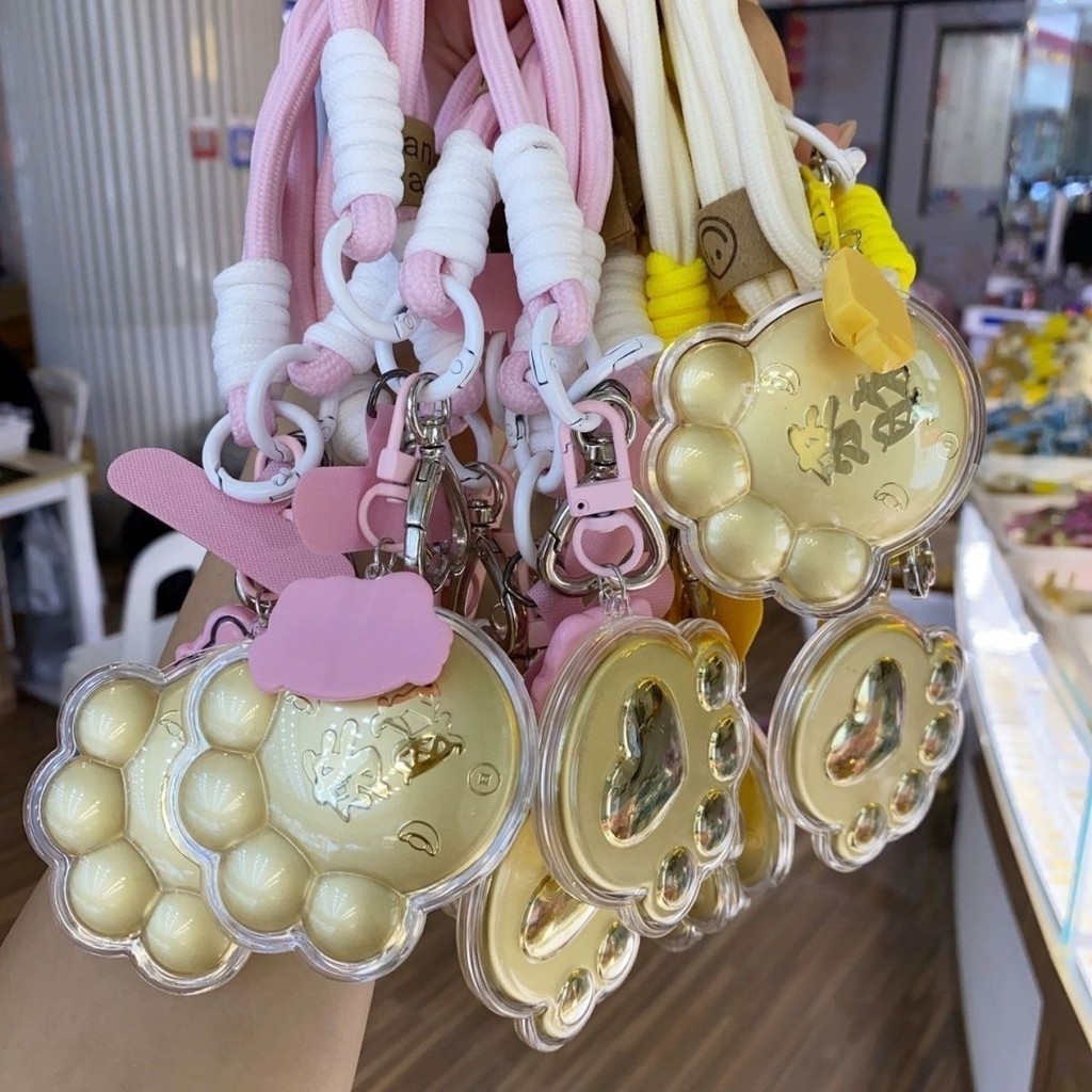 潮玩新款正品999来财猫手手机 链 挂件 ของแท้ใหม่ 999 Laicai Cat Claw ห่วงโซ่โทรศัพท์มือถือ HangingKD