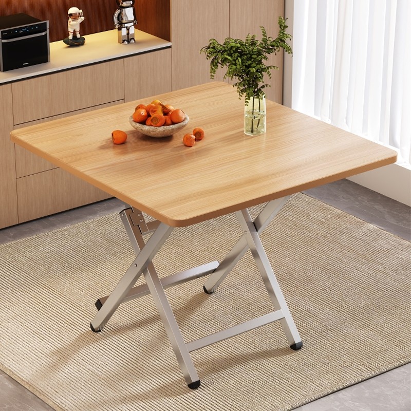 โต๊ะทานข้าวพับได้ โต๊ะอเนกประสงค์ ไม่ต้องประกอบ ประหยัดพื้นที่ คุณภาพดี กันน้ำและแข็งแรงทนทาน - รูปที่ 2