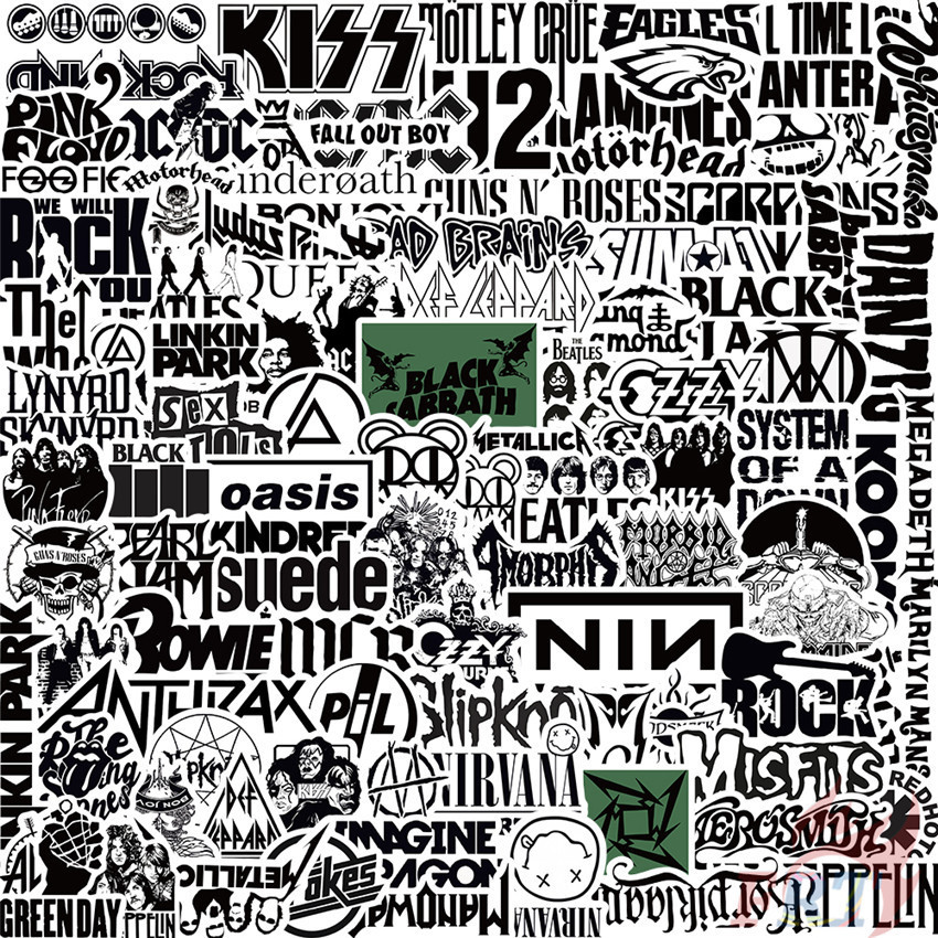 100ชิ้น/เซ็ต ❉ วงร็อครวม . สติ๊กเกอร์ RocknRoll Art Series 03 ❉ Diy แฟชั่นสติ๊กเกอร์ Doodle กันน้ํา