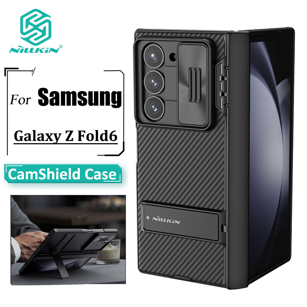 Nillkin CamShield Pro Case Samsung Galaxy Z Fold 6 Case Camera Slider Protection luxury TPU + PC กันกระแทกฝาหลัง