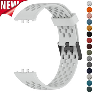 สายรัดซิลิโคนสําหรับ Samsung Galaxy Fit 3 Sport Breathable ส…