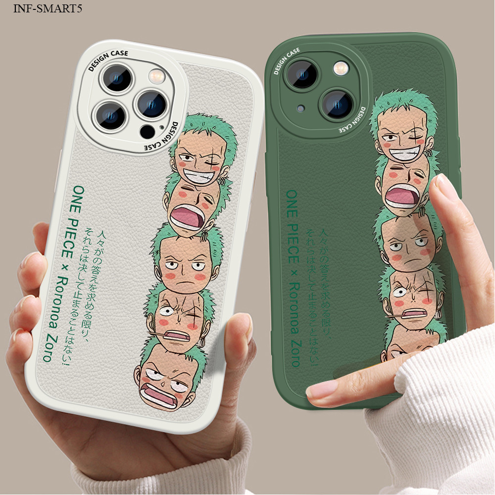 Infinix Smart 5 Note 8 X692 X653 sheepskin เคสอินฟินิกซ์ สำหรับ Cartoon zoro expression เคส เคสโทรศั