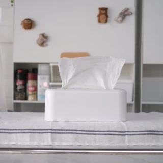 Omocha | (Long) Minimal Tissue Box กล่องทิชชู่ครัวแบบยาว ติดผนังได้ สำหรับทิชชู่แผ่นใหญ่