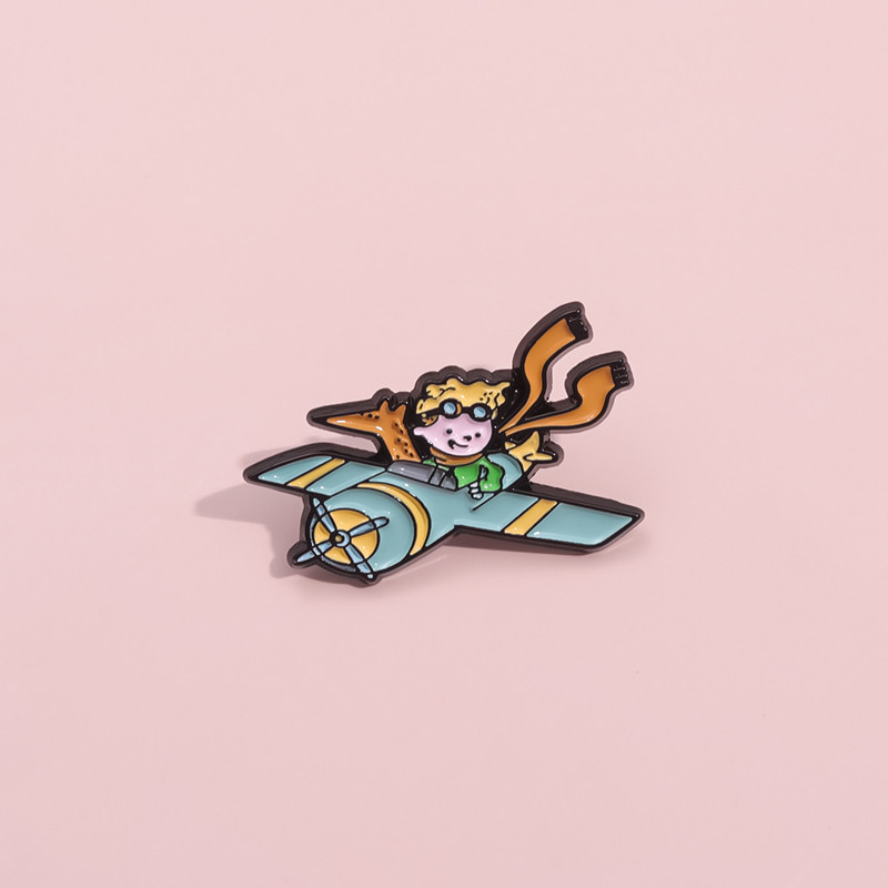 Creative Little Prince Series เข็มกลัดเคลือบแฟชั่นเสื้อผ้าอุปกรณ์เสริมกระเป๋านักเรียนป้ายของขวัญสําหรับเพื่อน