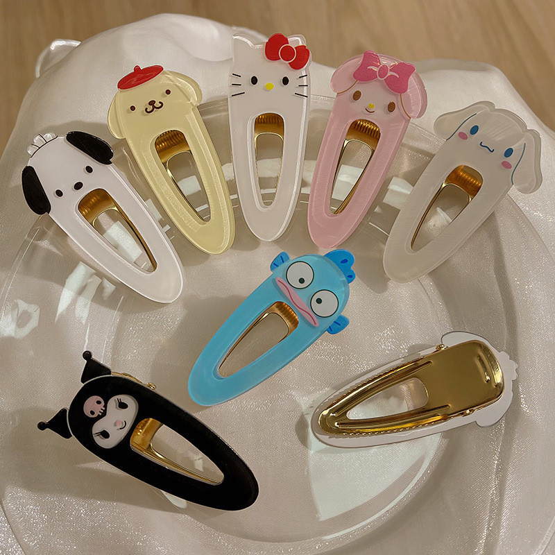 ใหม่kuromi Hairpinแมวการ์ตูนDuckbillคลิปสาวน่ารักBangsคลิปด้านข้างเครื่องประดับผม