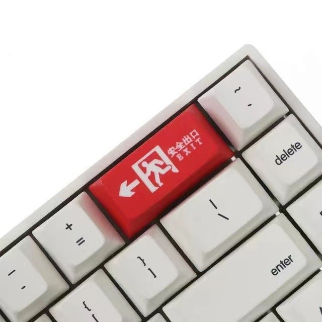 1pcs Retractable Keycap 2.0 U-Key Safety ส่งออกส่วนบุคคล Keycap PBT Sublimation สําหรับคีย์บอร์ด Key