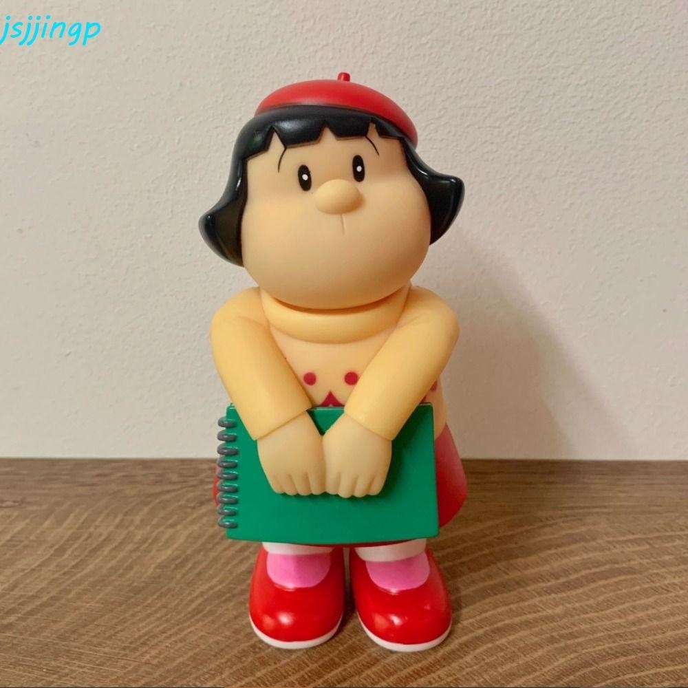 Jsjjingp ตุ๊กตาอนิเมะ Gouta Takeshi ไขมันหัวคดเคี้ยว|แอ็คชั่นฟิกเกอร์โดราเอมอนรุ่น Q,การ์ตูนประณีตสีเขียว 12 ซม.อ้วน|รูปการกระทําของเล่นตกแต่งเค้ก