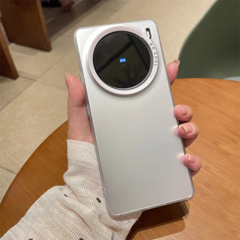 สีเงินอะคริลิค Hard Case สําหรับ Vivo X100 Ultra X100S Pro กรณี X100Pro X90Pro ฝาครอบโทรศัพท์