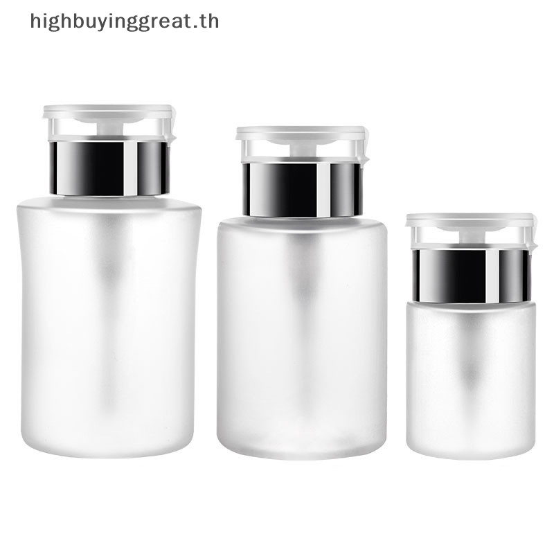 Hgth 60/150/180/250ml ปั๊มที่ว่างเปล่า Dispenser Liquid UV เจลโปแลนด์เล็บทําความสะอาดขวดภาษาโปลิชคํา Cleanser Remover ขวดร้อน